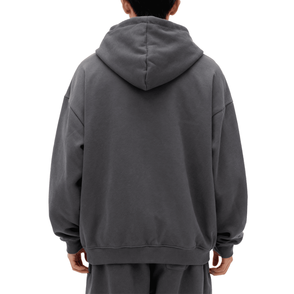 Unisex Cropped Oversized Zip-up Hoodie
