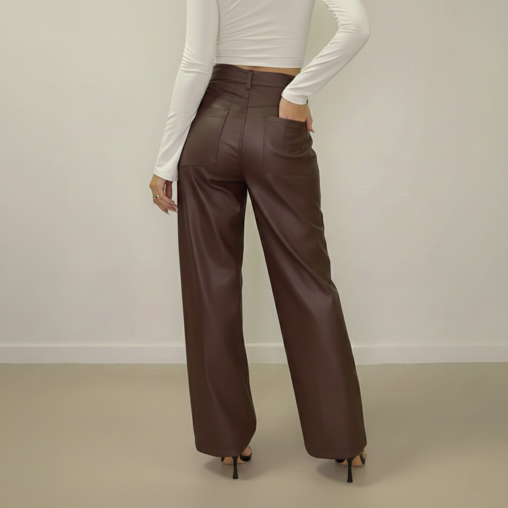 Women's leather pants