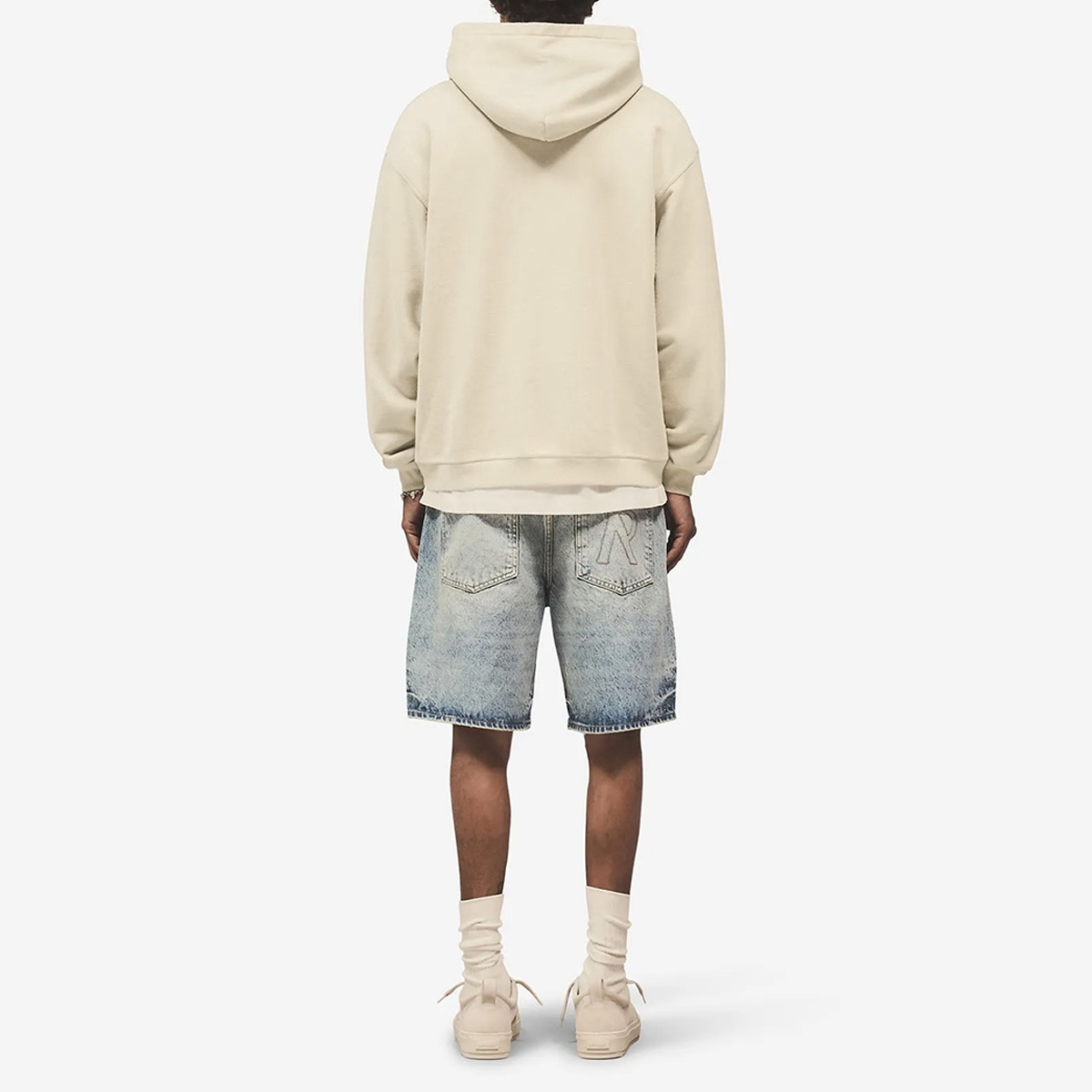 Unisex Cropped Oversized Zip-up Hoodie