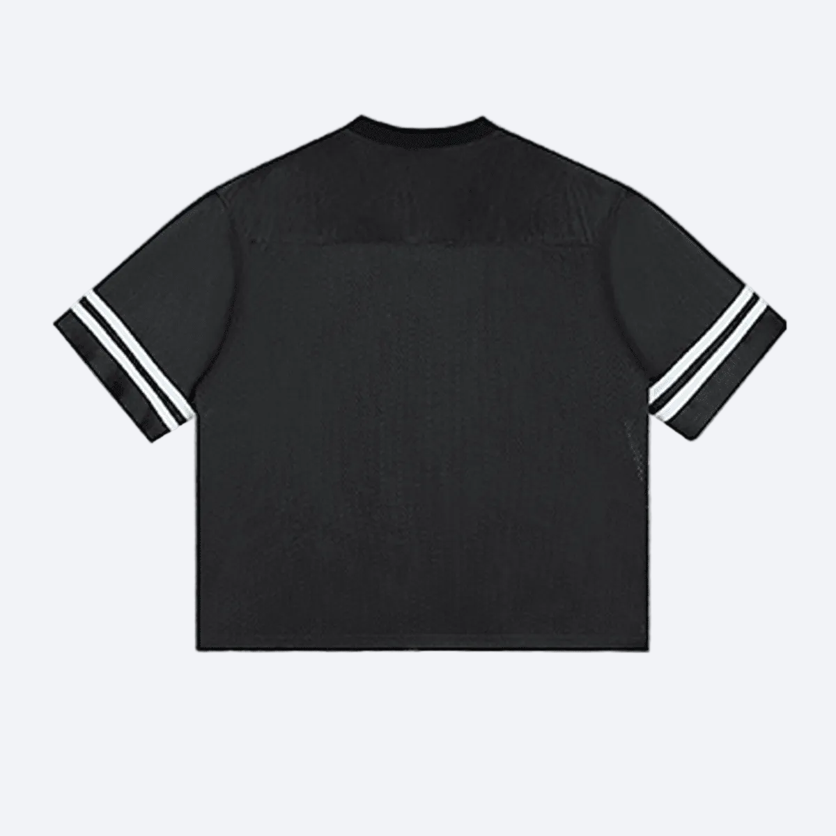 Unisex Vintage V-neck Cut-out Contrast Color T-shirt