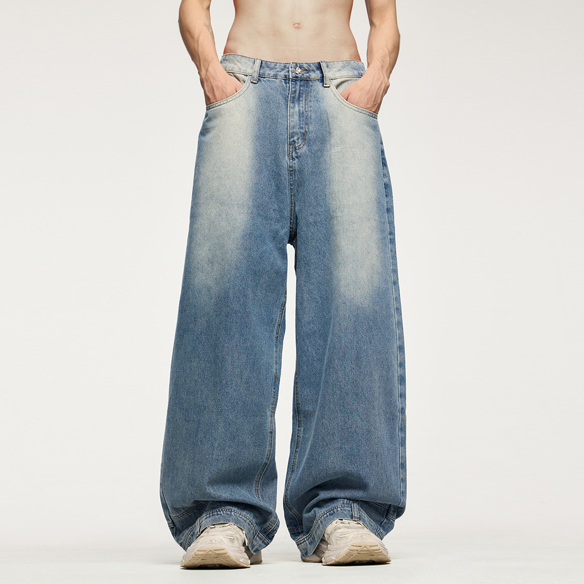 2024 Mirror Wide-leg Jeans