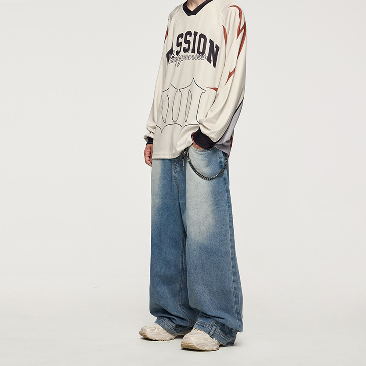 2024 Mirror Wide-leg Jeans