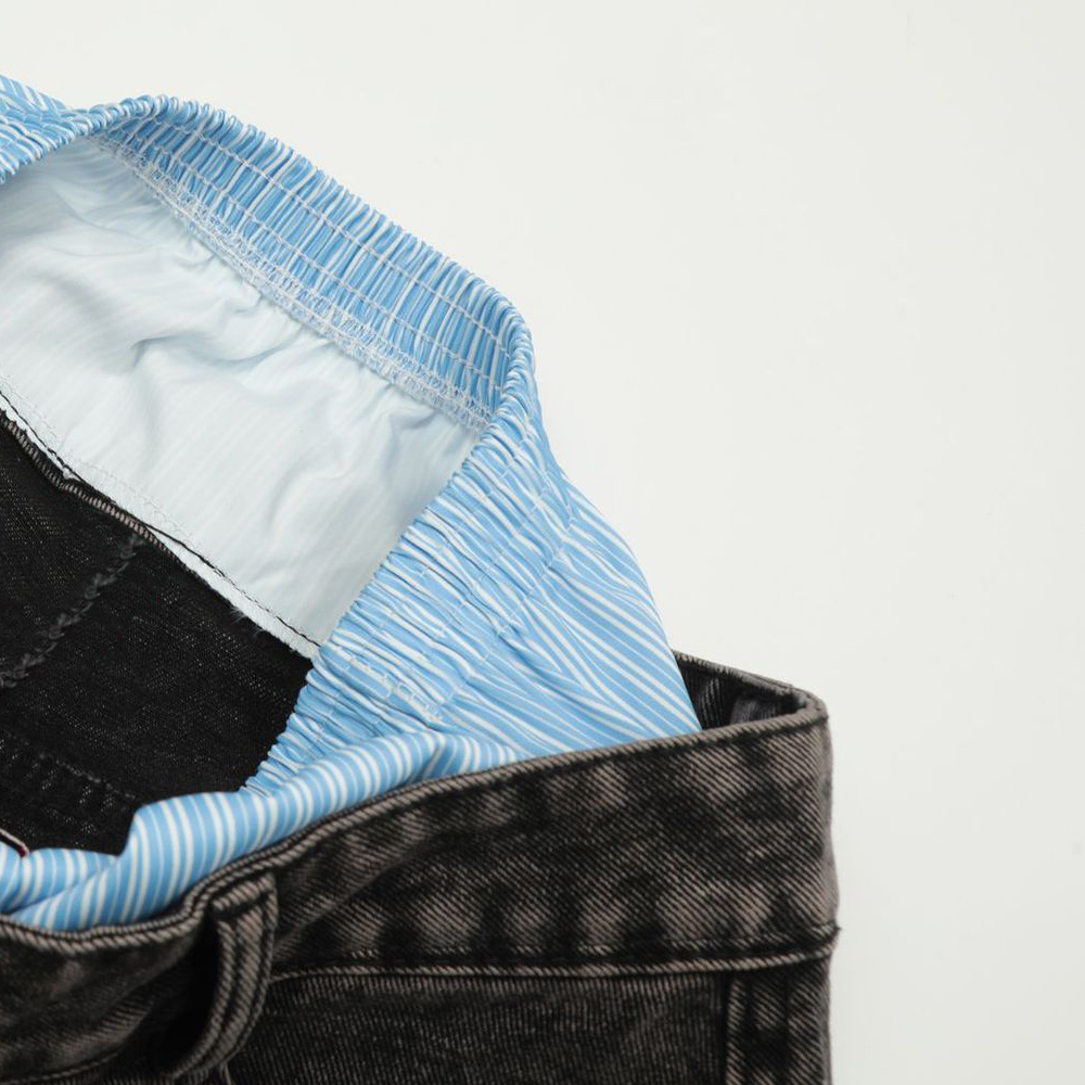 Unisex Wide Leg Jeans – Double Waist Hip-Hop Style