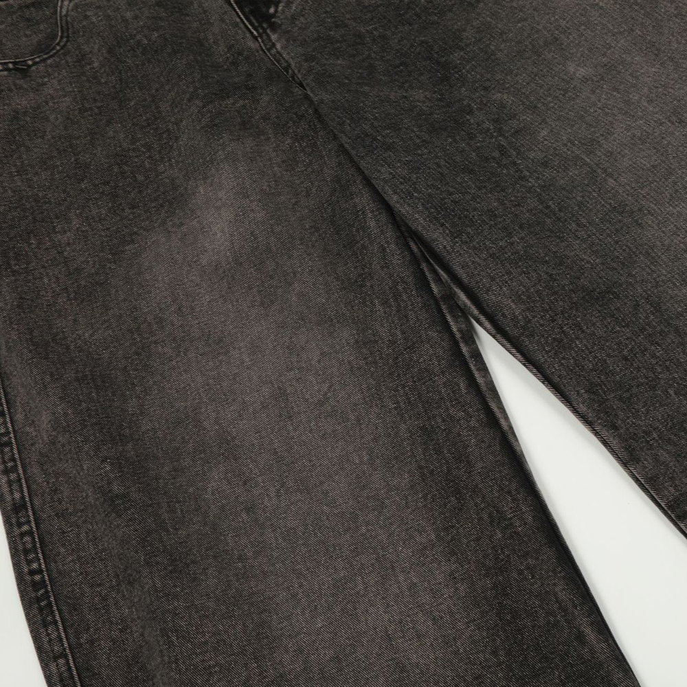 Unisex Wide Leg Jeans – Double Waist Hip-Hop Style