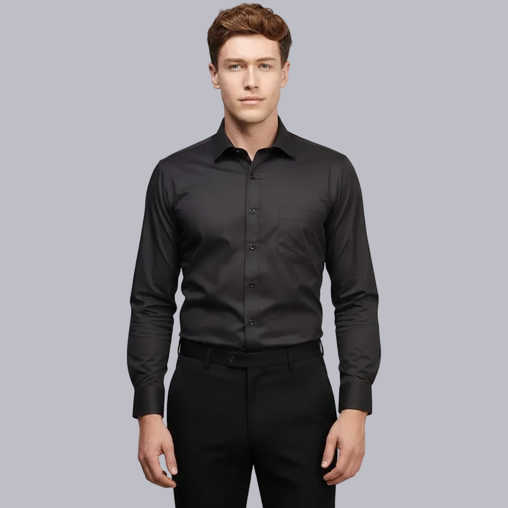 Men Long Sleeve Formal Shirt