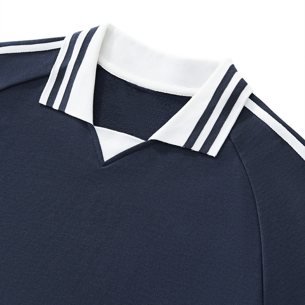 Unisex Contrast Collar Sweatshirt