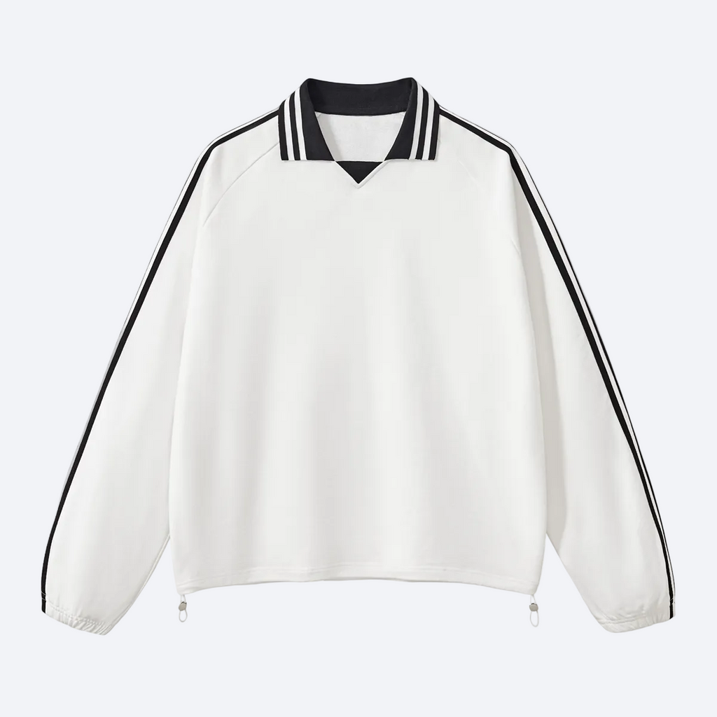 Unisex Contrast Collar Sweatshirt