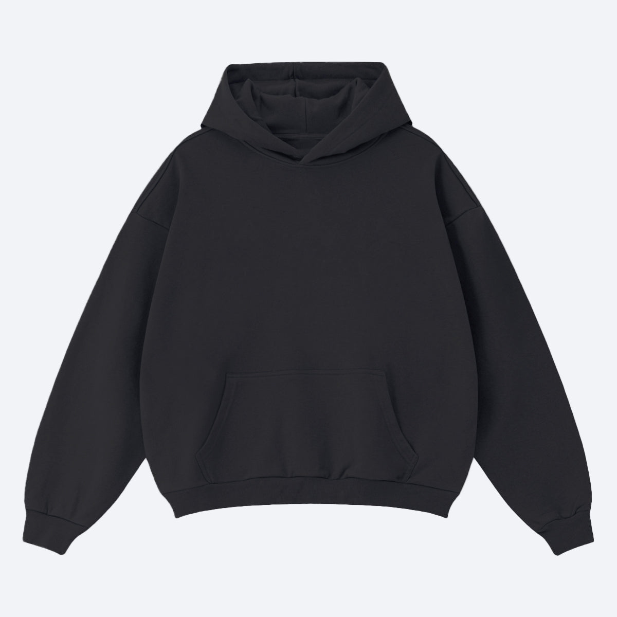 Unisex Cropped Drop Shoulder Heavyweight Oversized Hoodie