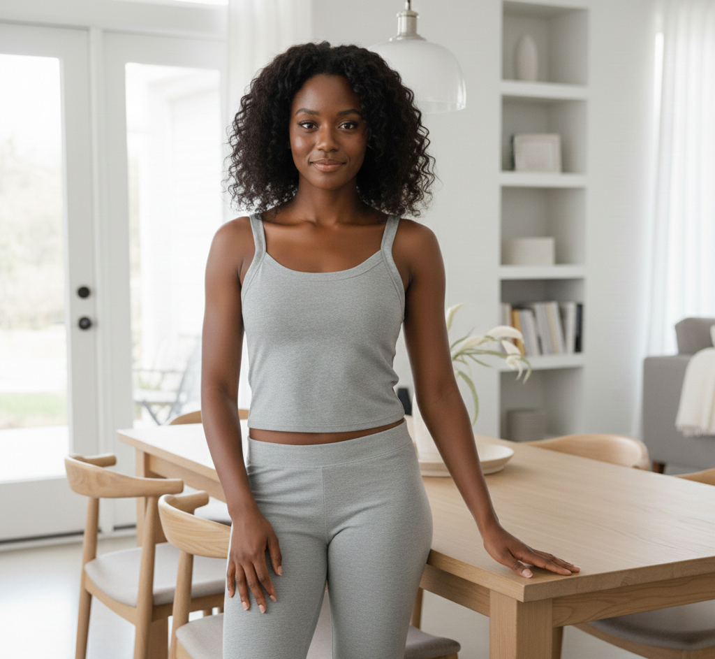 Women's Micro Ribbed Scoop Tank