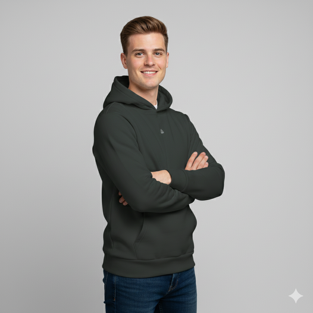 Urban garment-dyed hoodie