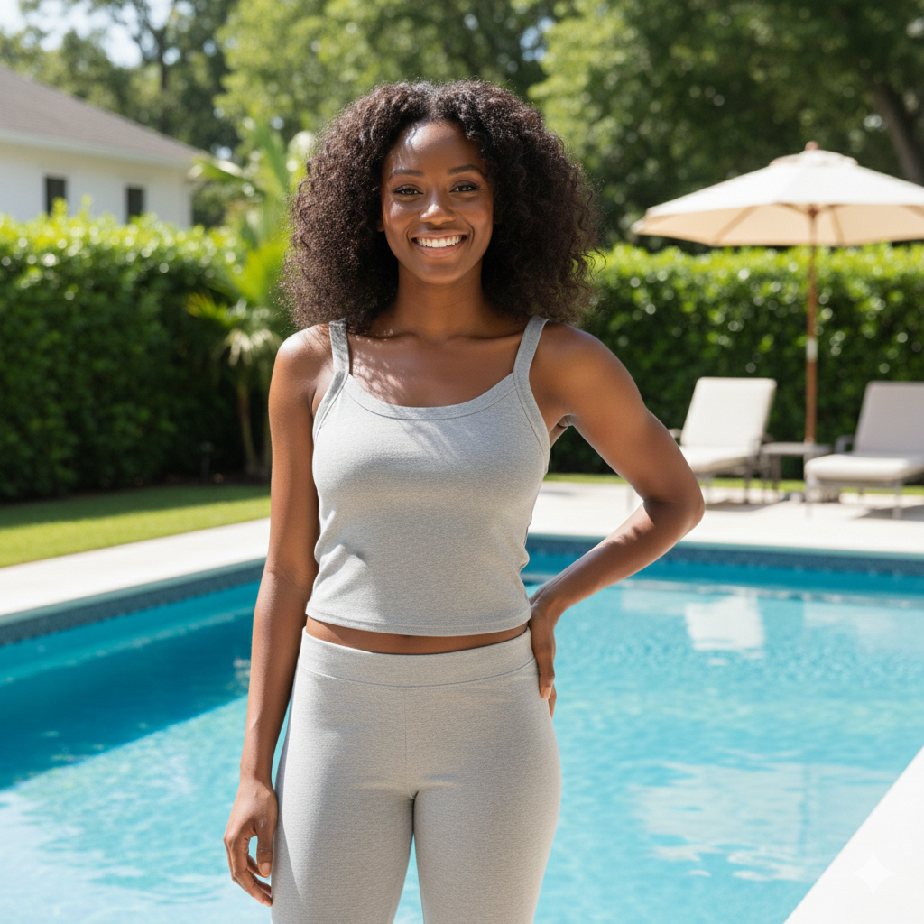 Women's Micro Ribbed Scoop Tank