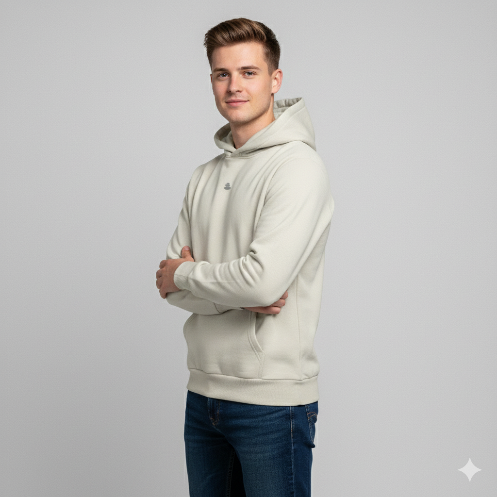 Urban garment-dyed hoodie