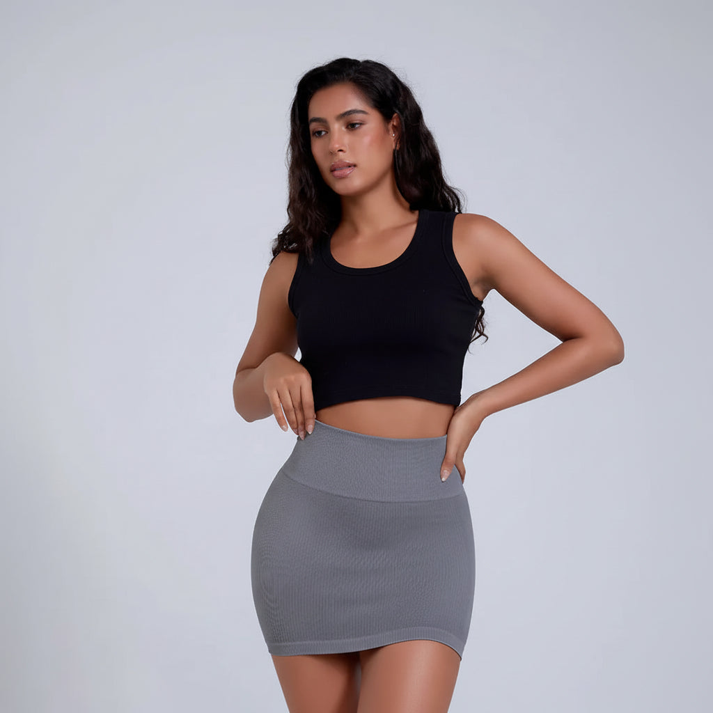 Elastic Business Women's Mini Skirt