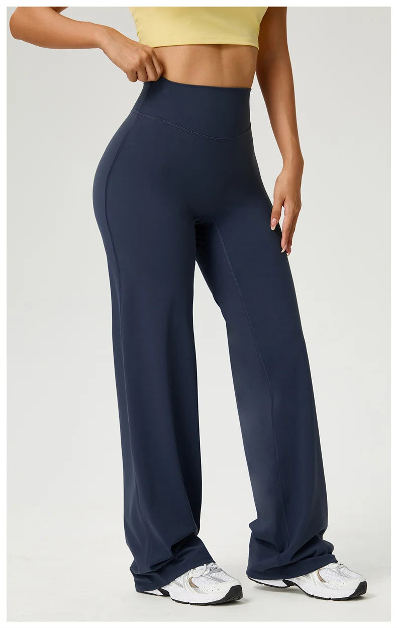 Women Wide Legs Yoga Leggings
