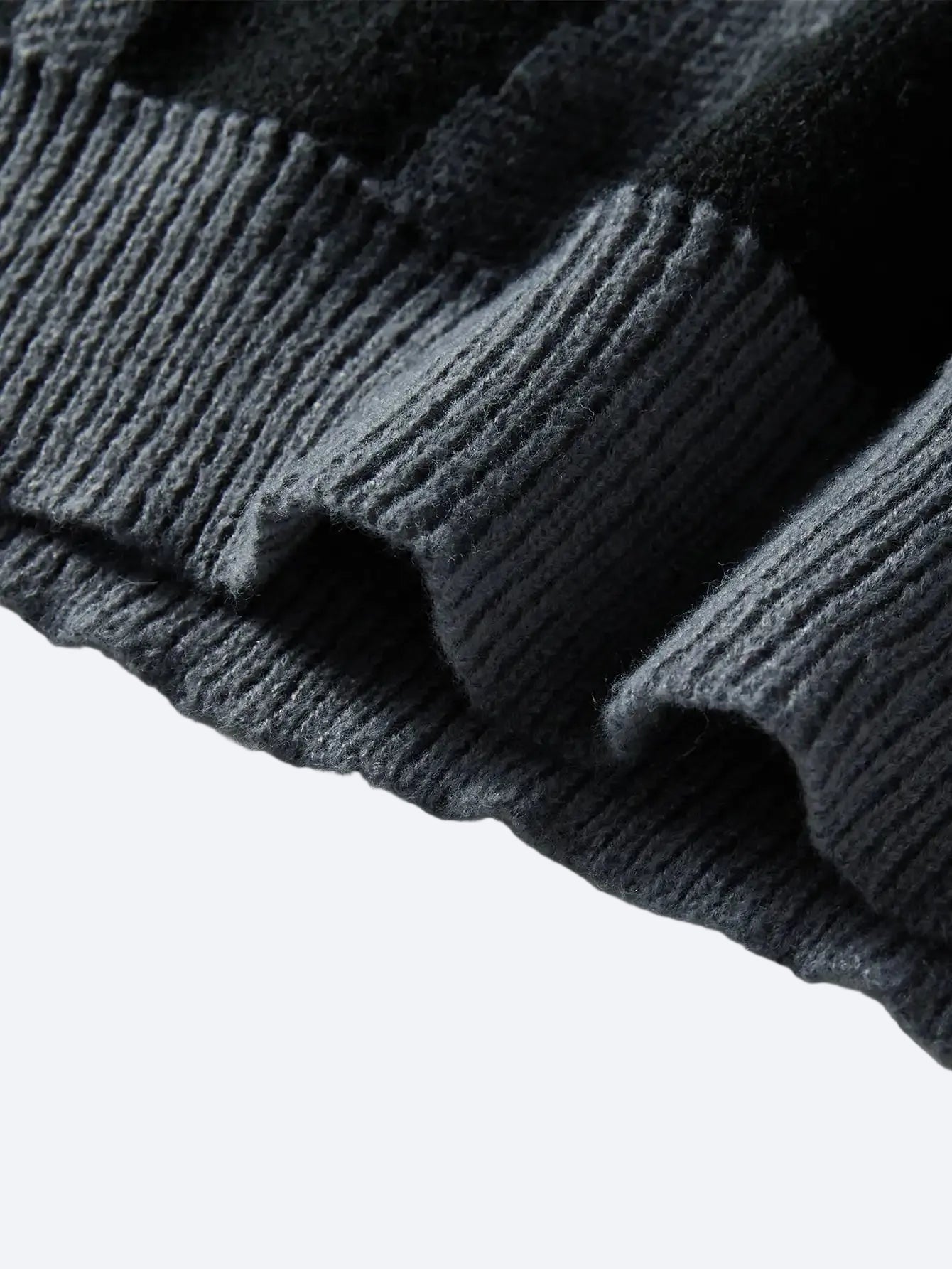 Irregular Jacquard Pattern Pullover Sweater