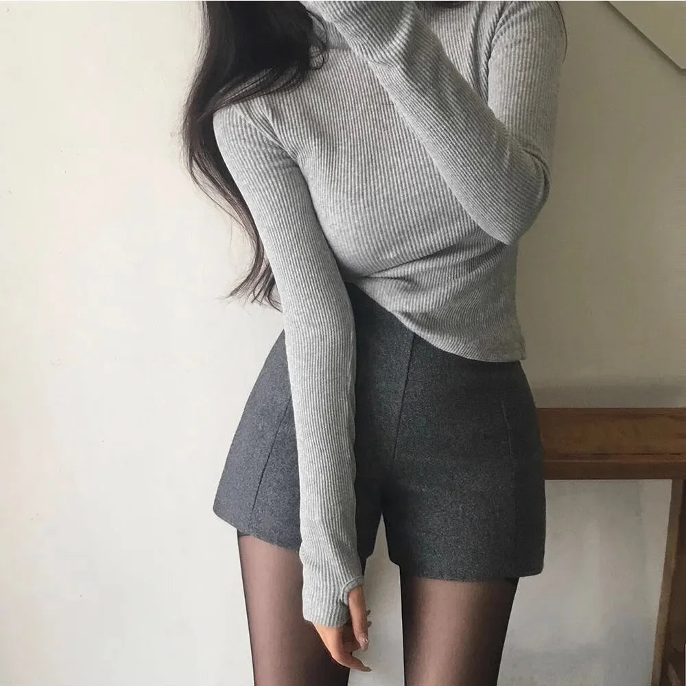 American Style Grey High-End Shorts