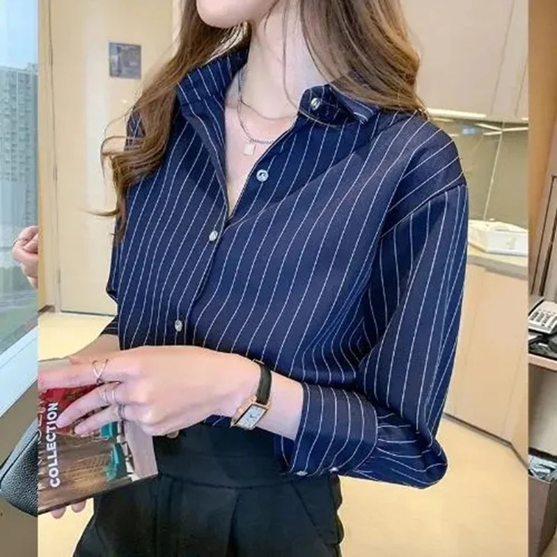 Striped Women Shirt