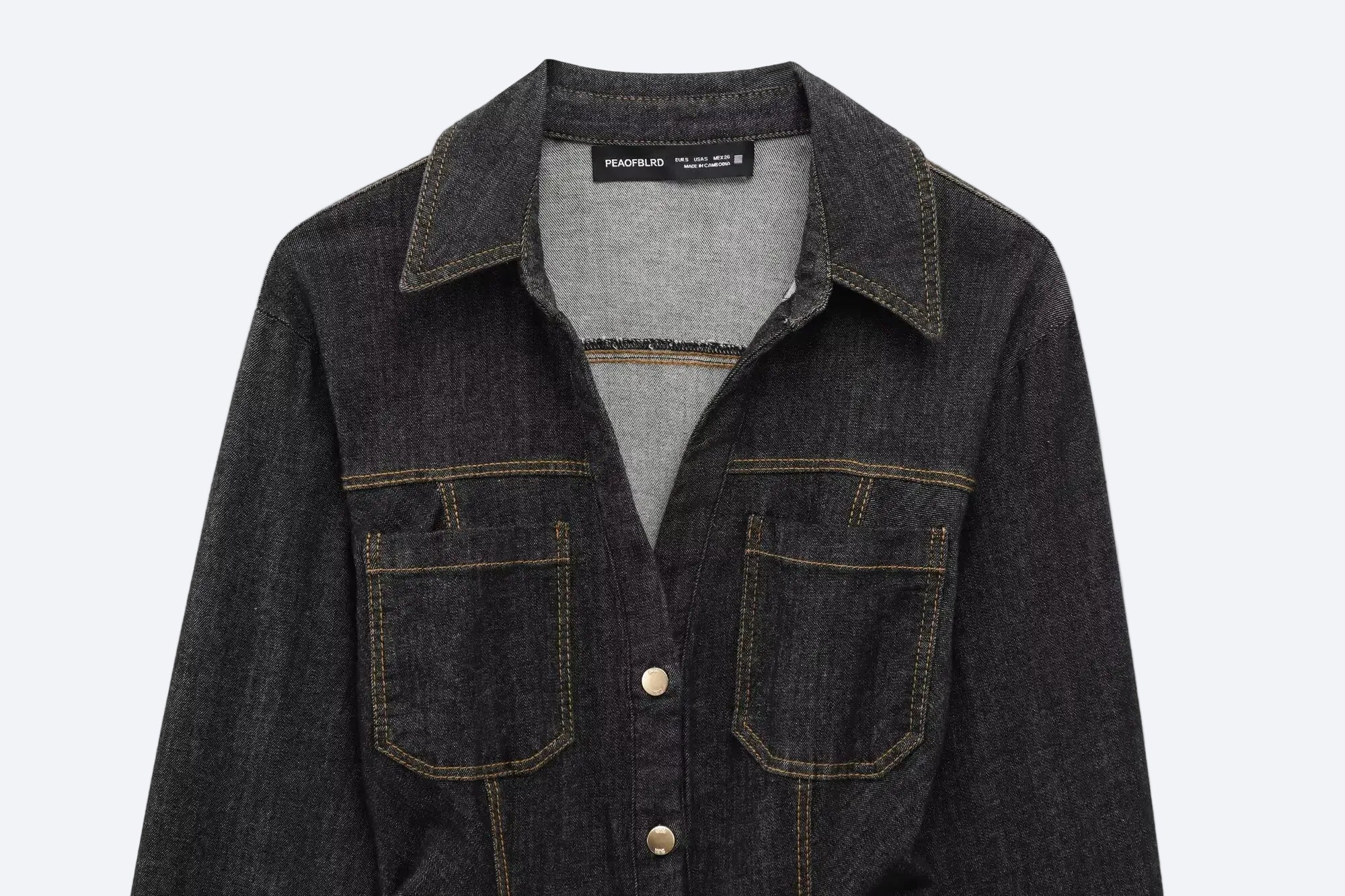 Women Black Denim Suit