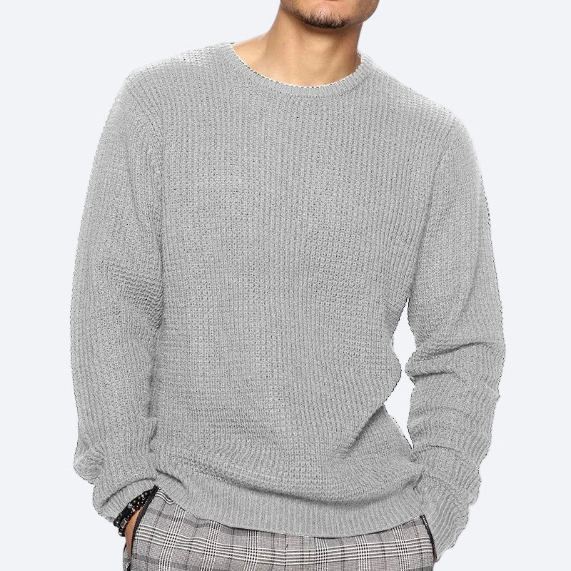 Men's Casual Round Neck Sweater