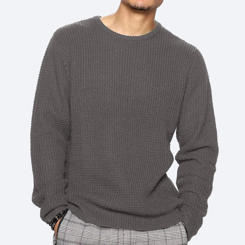 Men's Casual Round Neck Sweater