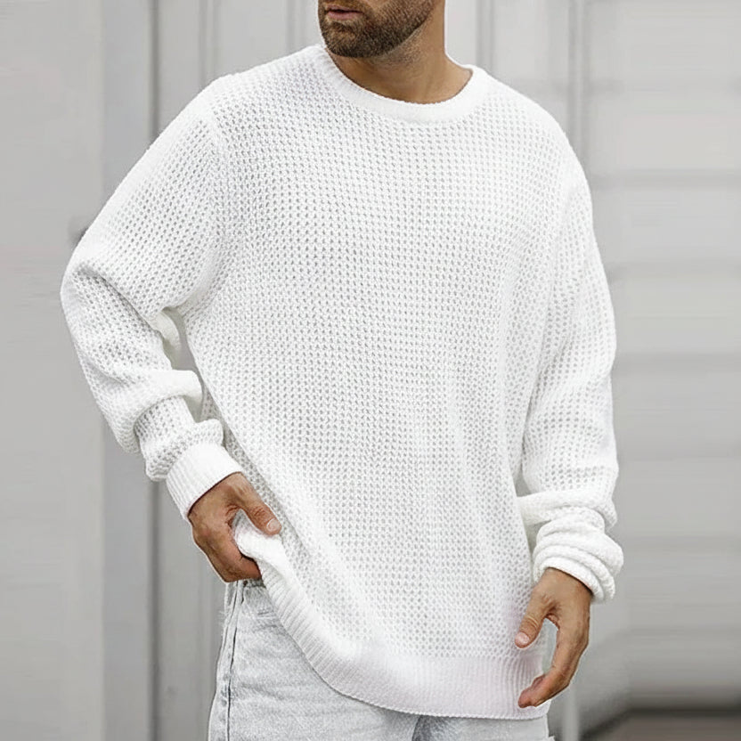 Men's Casual Round Neck Sweater