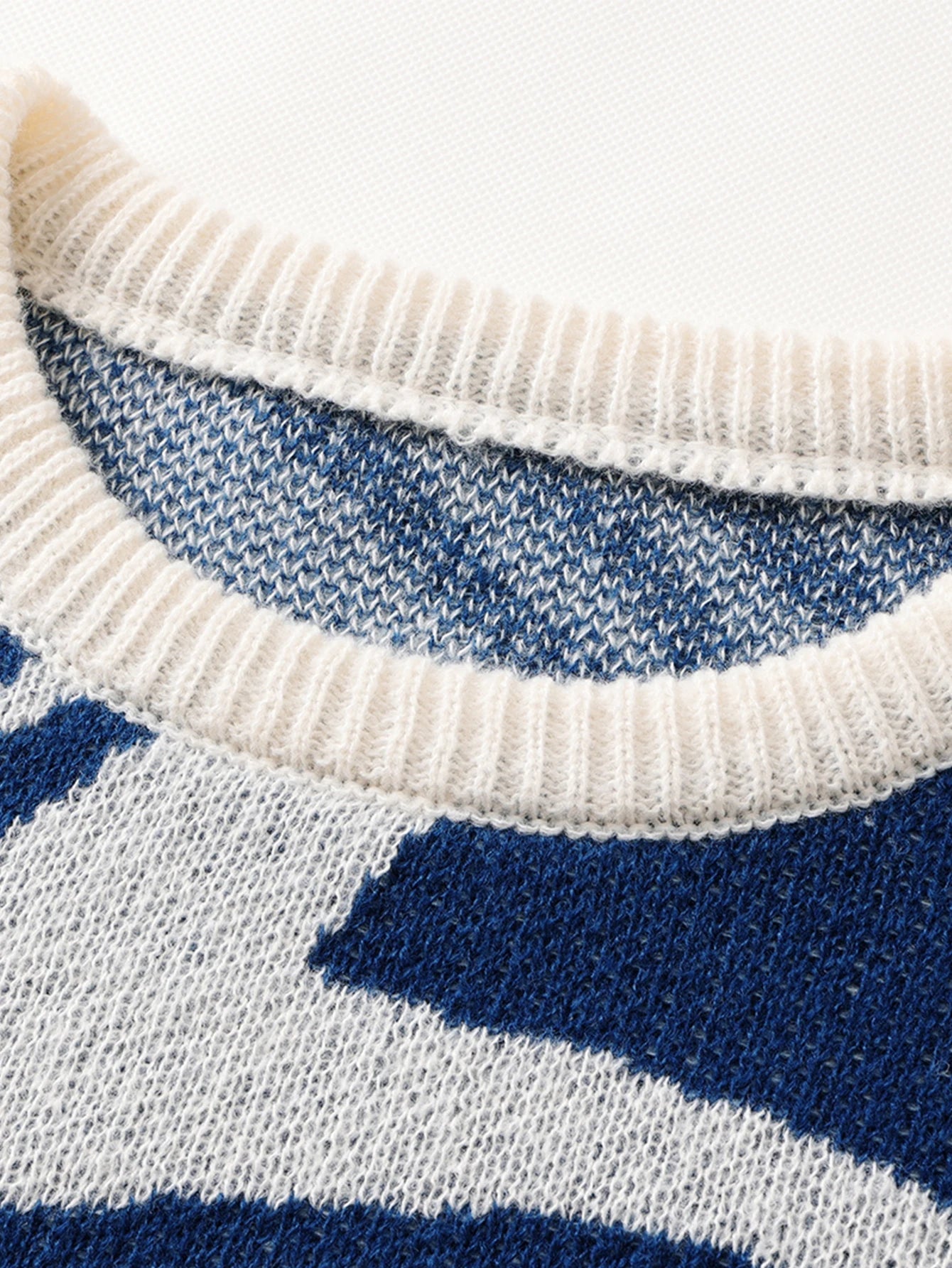 Jacquard Pattern Pullover Sweater