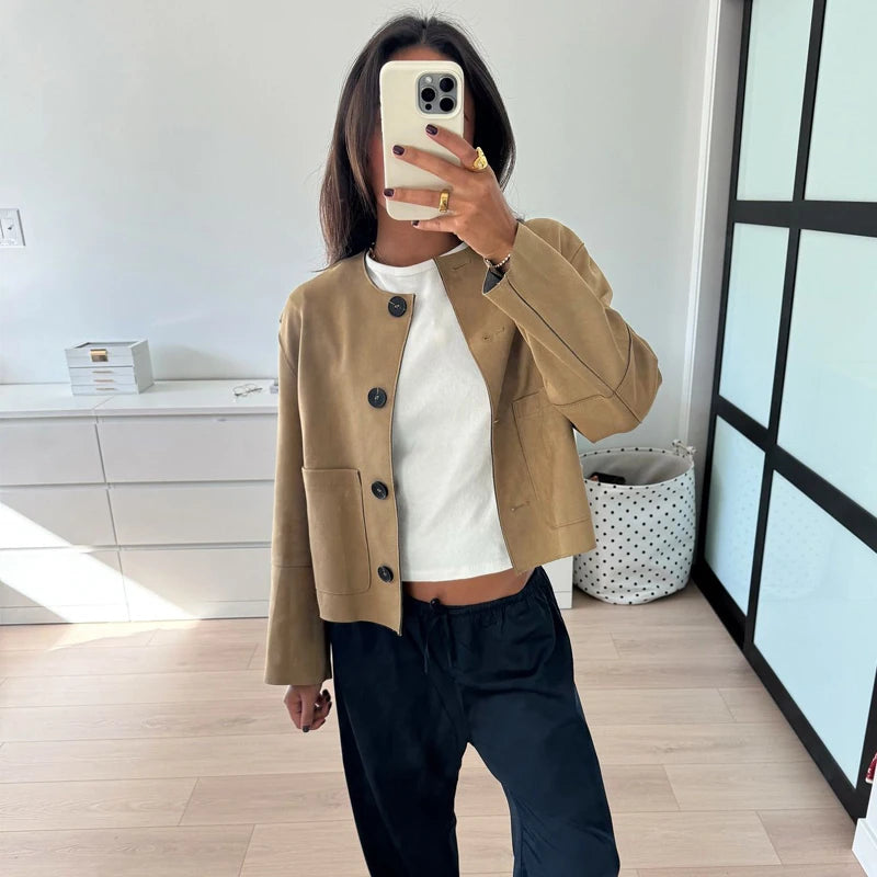 Woman Suede Jacket