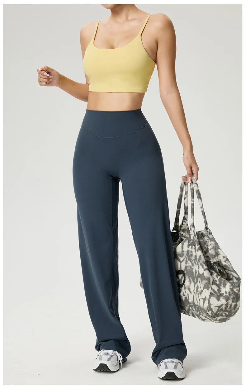 Women Wide Legs Yoga Leggings