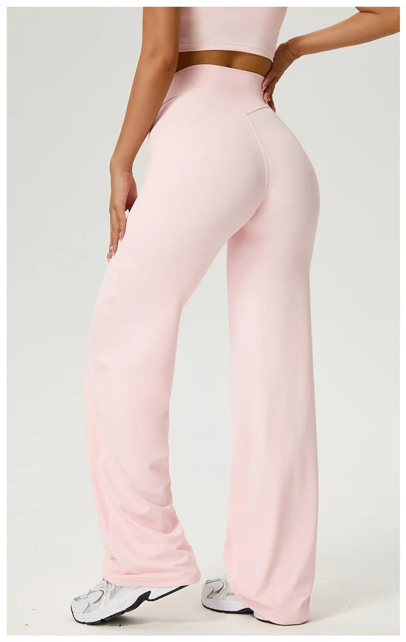 Women Wide Legs Yoga Leggings