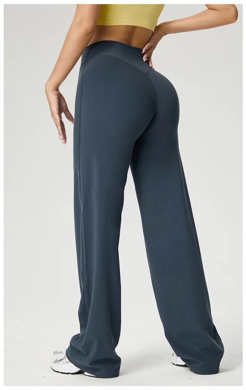 Women Wide Legs Yoga Leggings