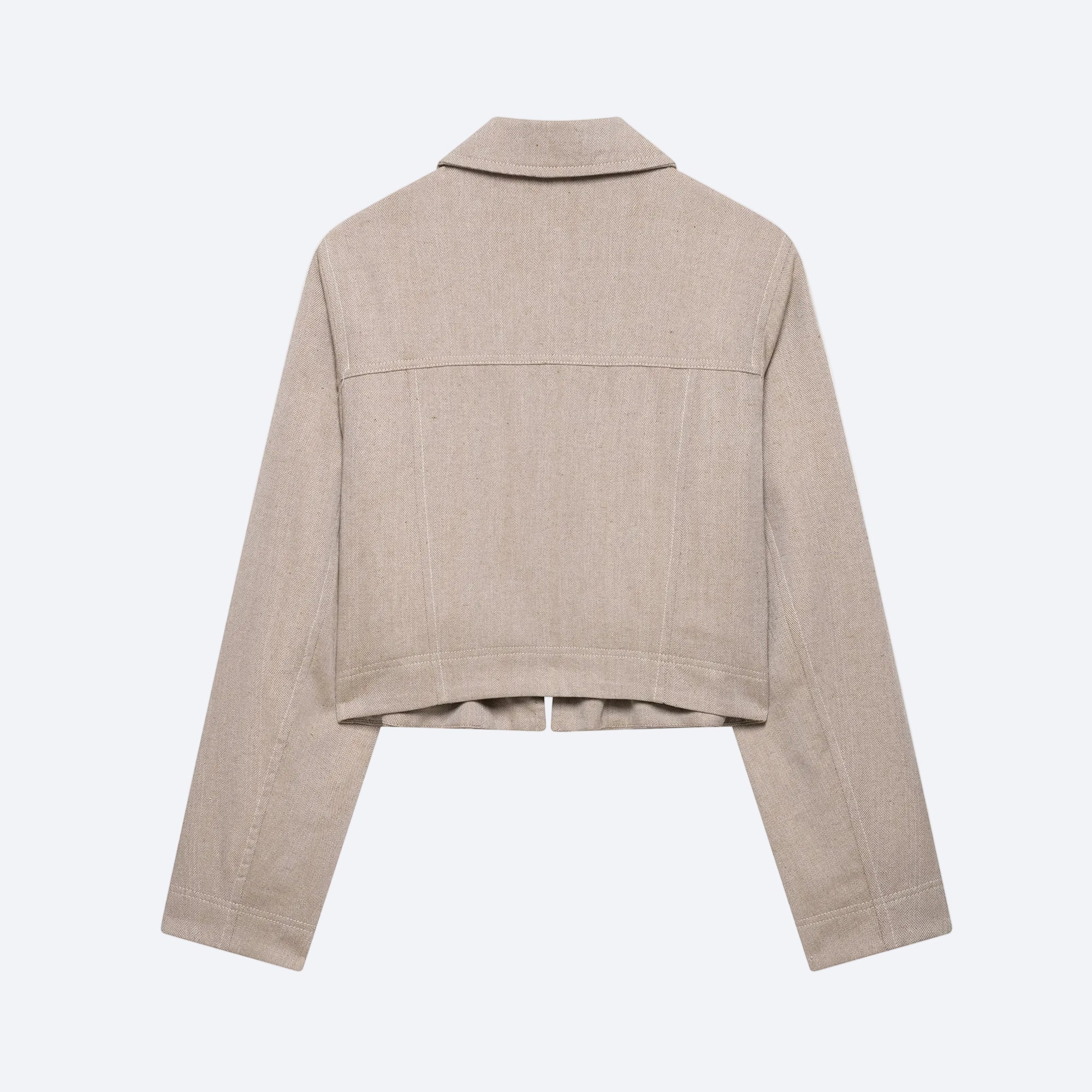 Women Khaki Herringbone Suit