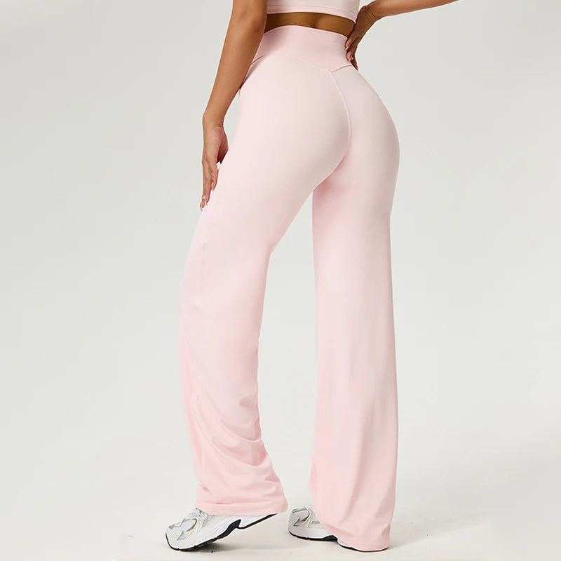 Women Wide Legs Yoga Leggings