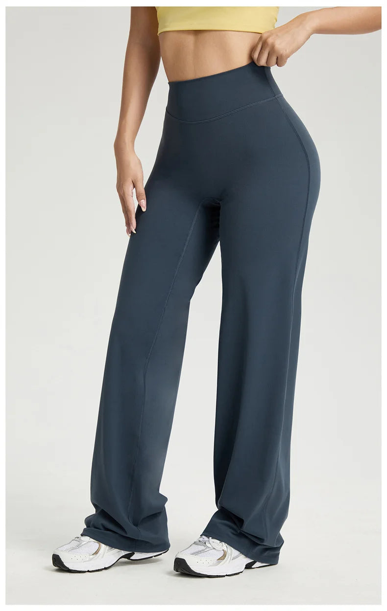 Women Wide Legs Yoga Leggings