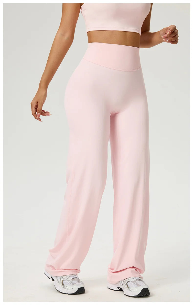 Women Wide Legs Yoga Leggings