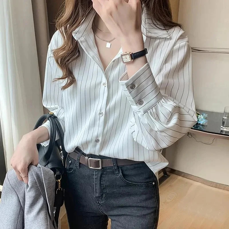 Striped Women Shirt