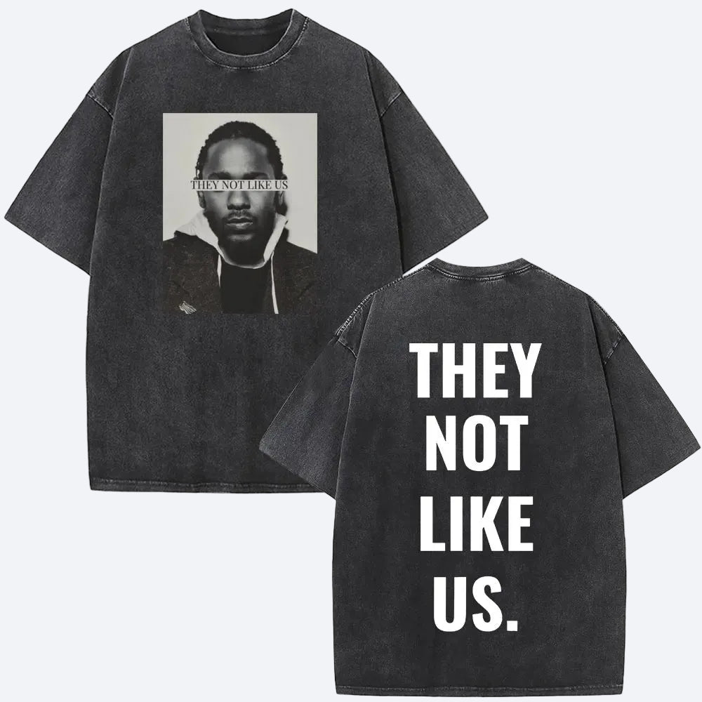 Washed Vintage Rapper Kendrick Lamar Album Merch T-shirts