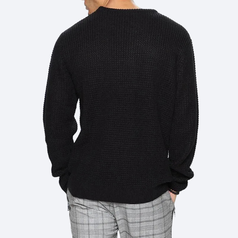 Men's Casual Round Neck Sweater