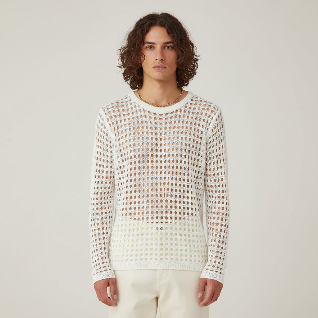 American Hollow Out Men T-shirt