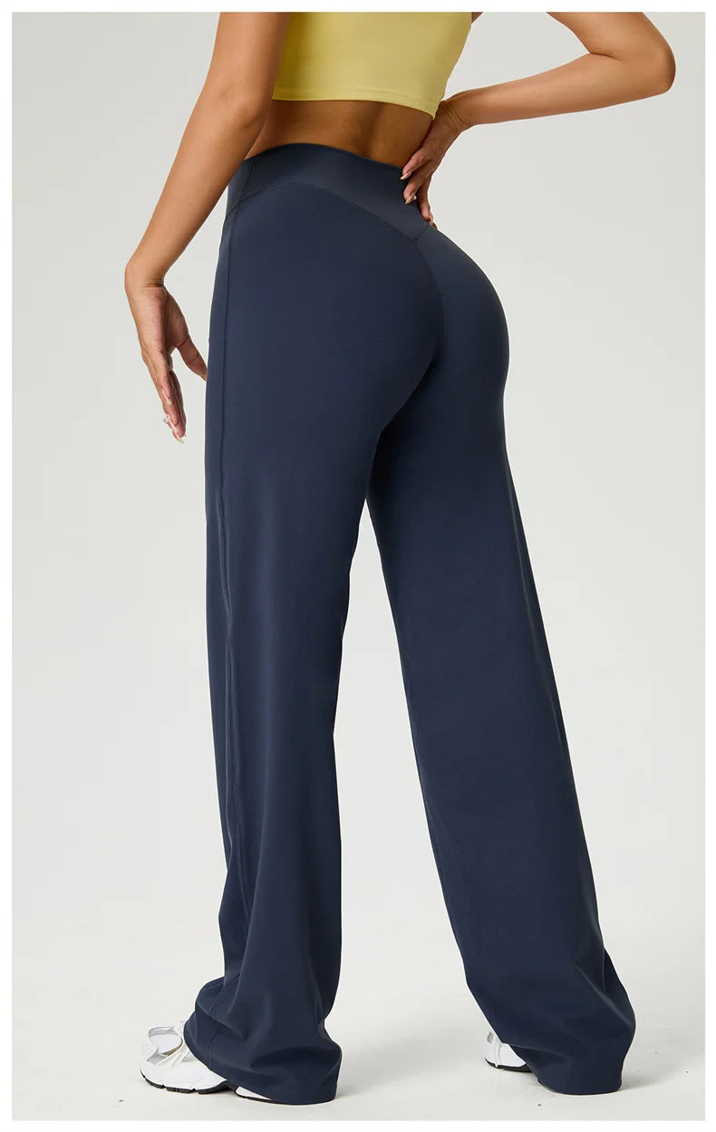 Women Wide Legs Yoga Leggings