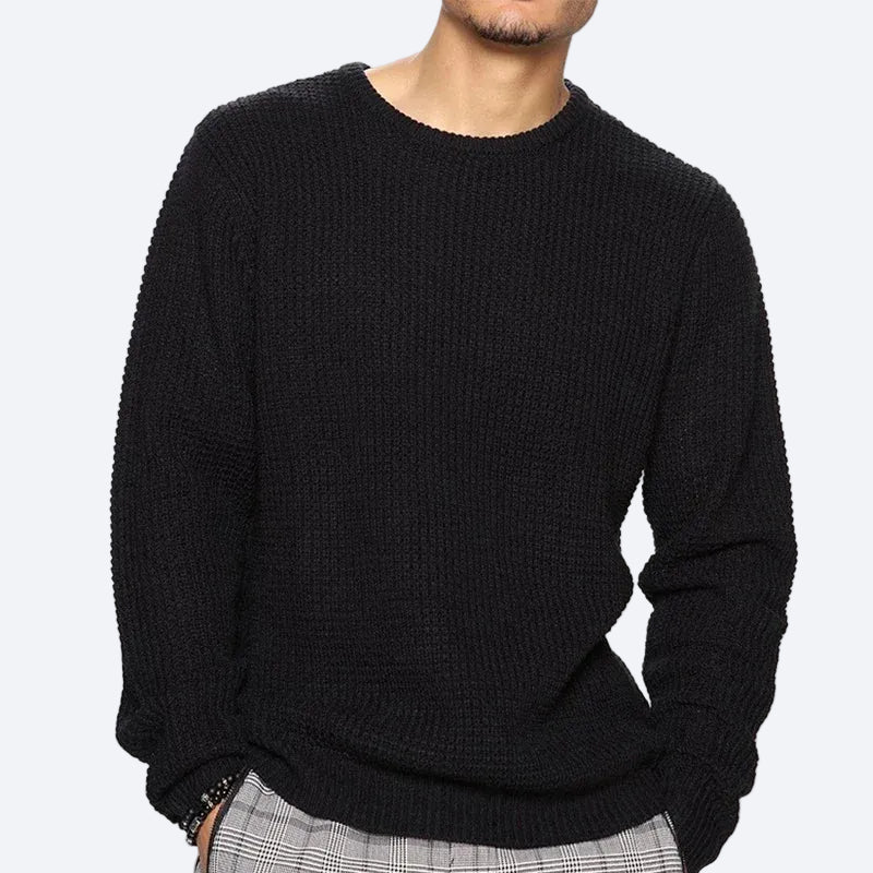 Men's Casual Round Neck Sweater