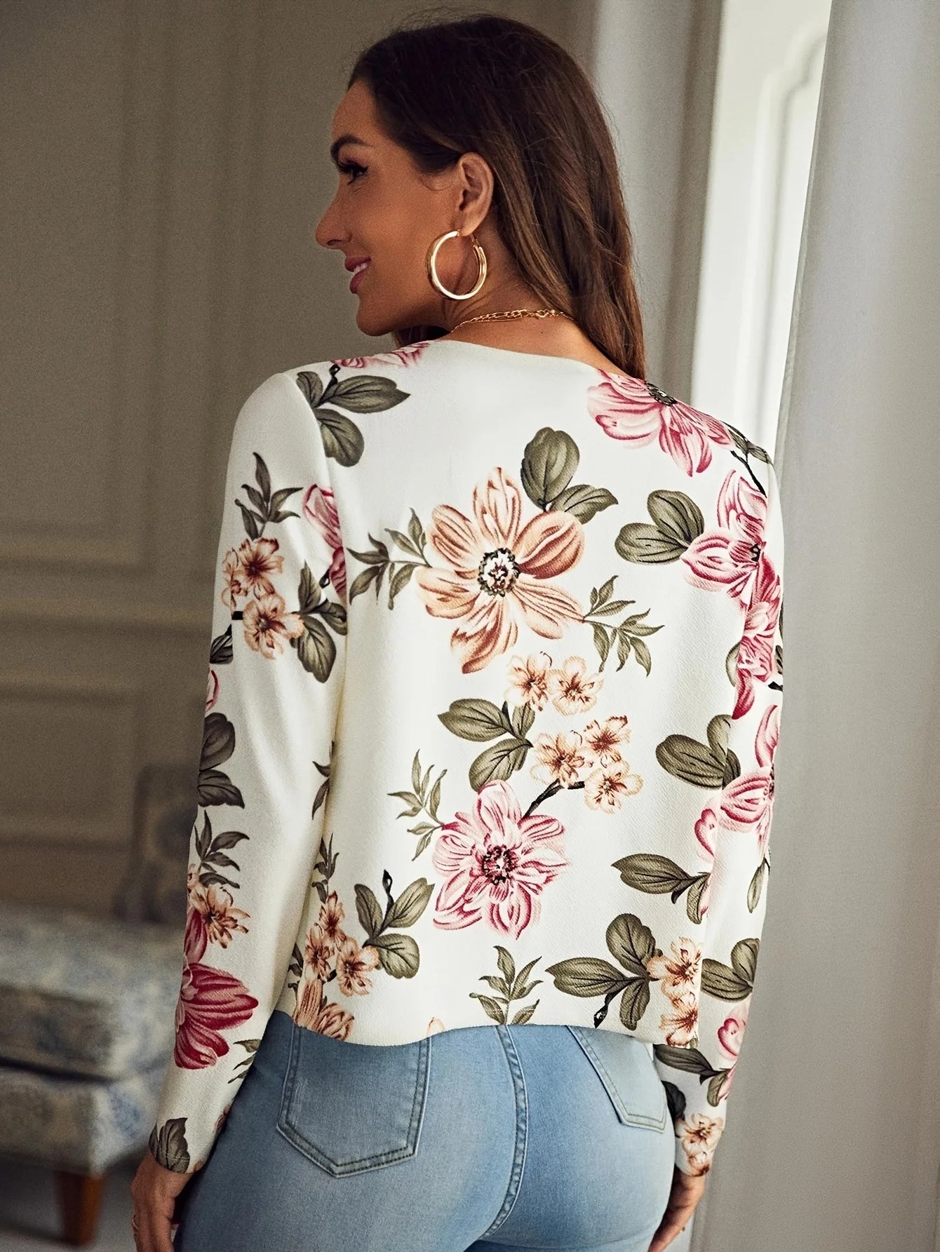 Women's Printed Blazer