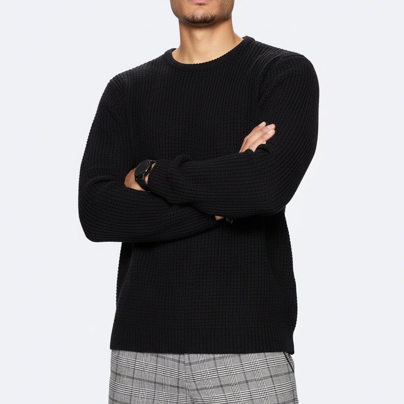 Men's Casual Round Neck Sweater
