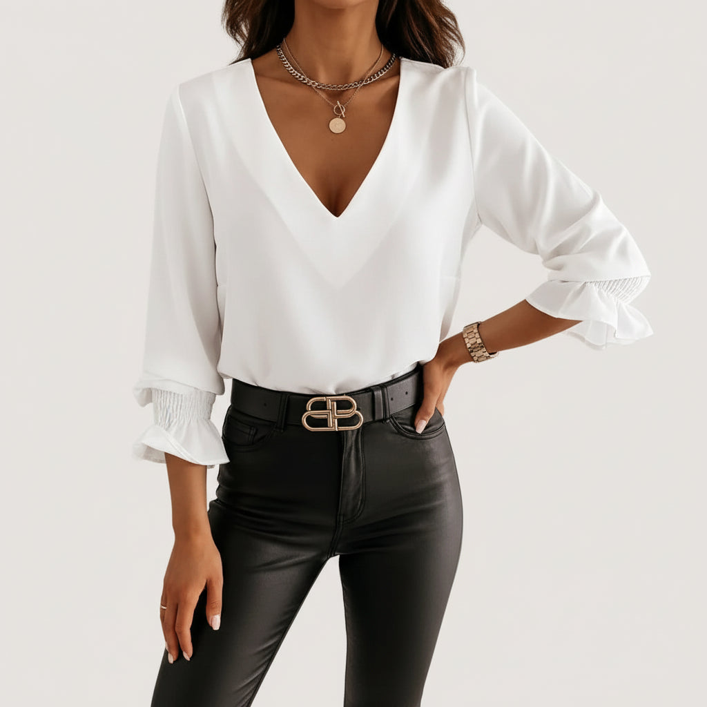 Women's Long-sleeved Blouse