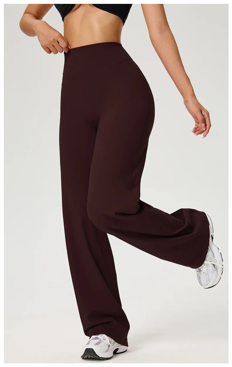 Women Wide Legs Yoga Leggings