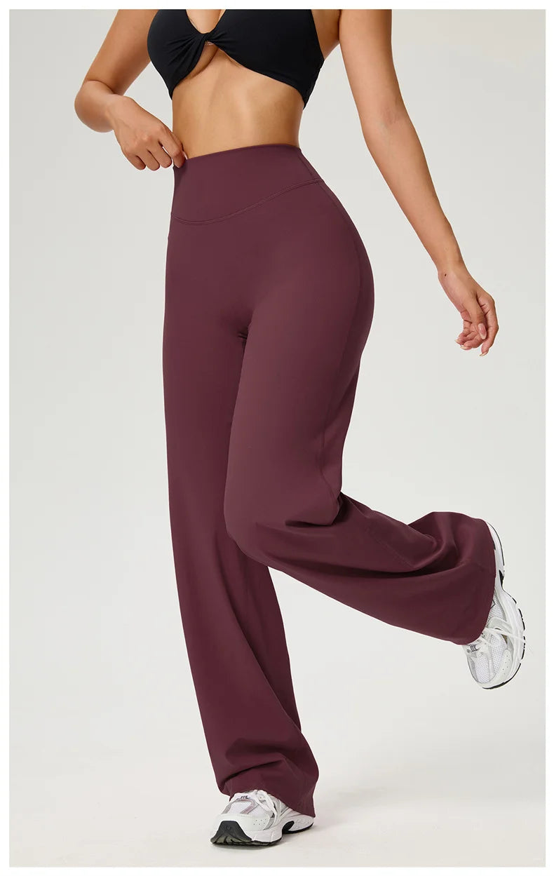 Women Wide Legs Yoga Leggings