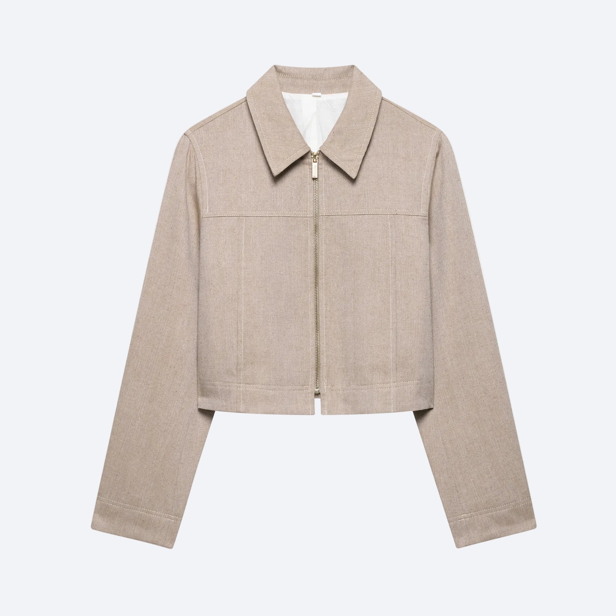 Women Khaki Herringbone Suit