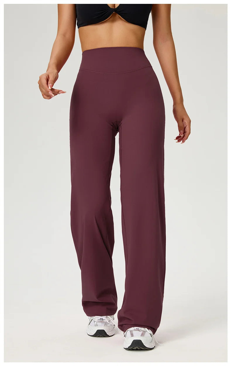 Women Wide Legs Yoga Leggings
