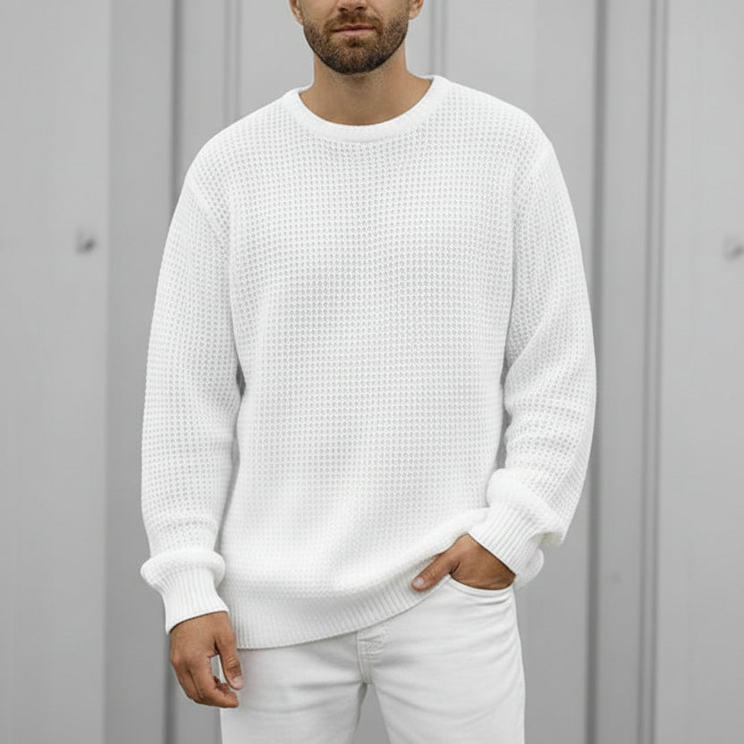 Men's Casual Round Neck Sweater
