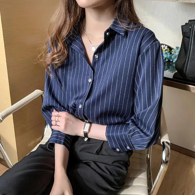 Striped Women Shirt