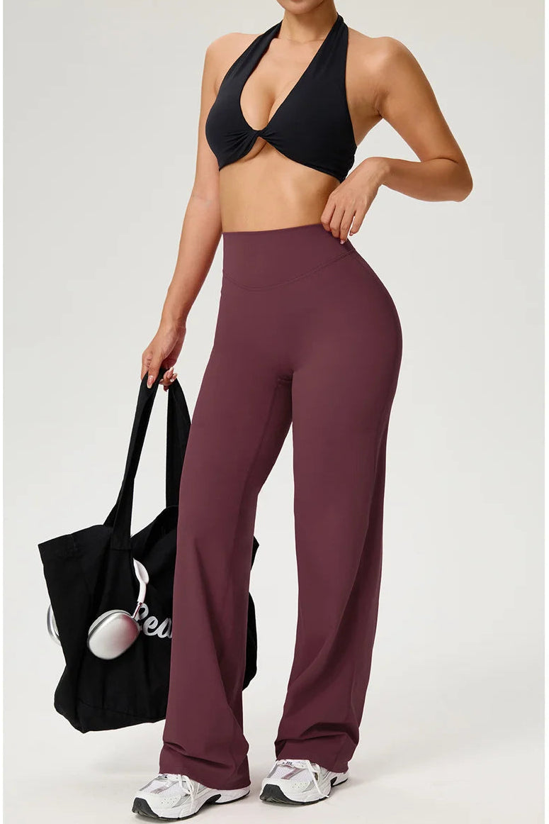 Women Wide Legs Yoga Leggings